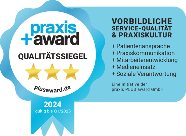 Praxis Plus Award Siegel